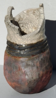 Boîte découpée émail craquelé