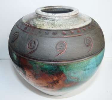 Vase raku